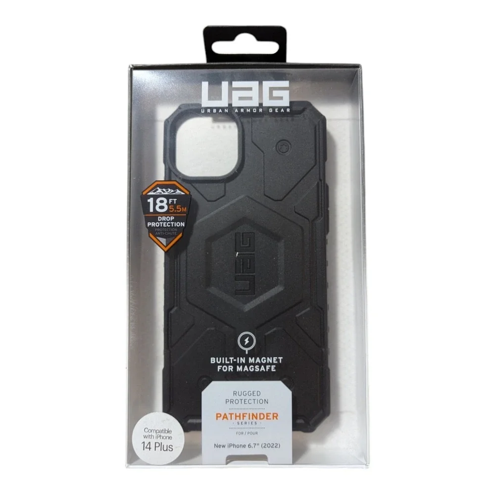 H8. Urban Armor Gear (UAG) Pathfinder Case Apple iPhone 14 Plus - Black‎